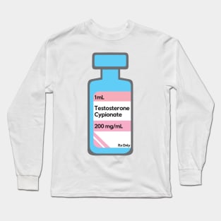 Testosterone Vial - Trans Pride Long Sleeve T-Shirt